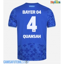 Camisa de time de futebol Bayer Leverkusen Jarell Quansah #4 Replicas 3º Equipamento 2025-26 Manga Curta